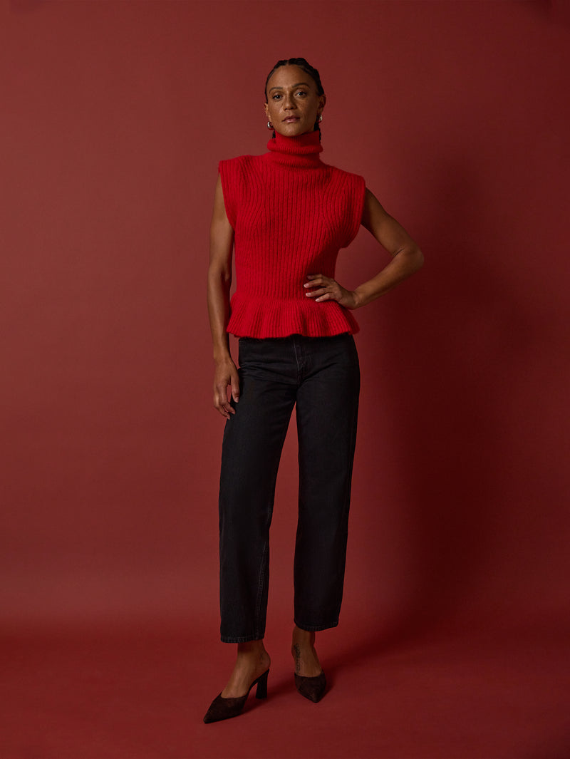 Nation Los Angeles Miranda Turtleneck Tank