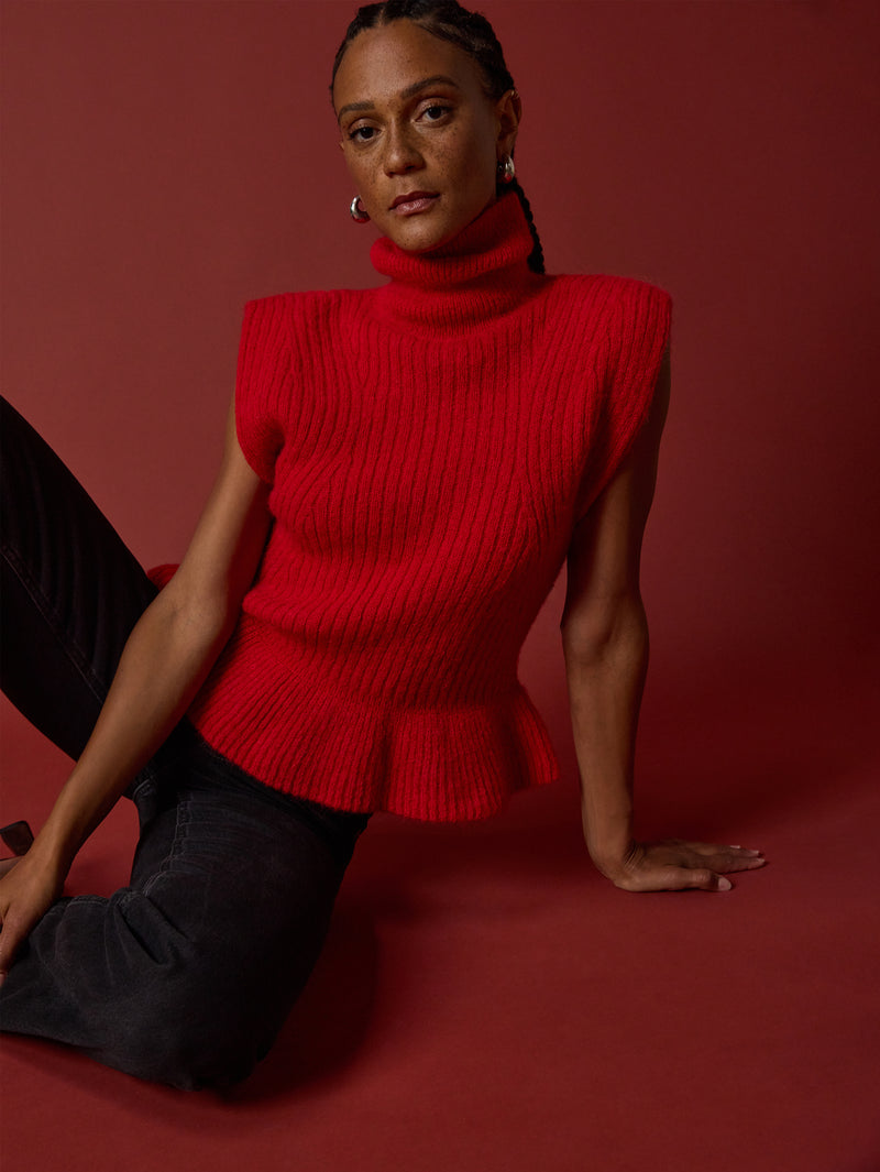 Nation Los Angeles Miranda Turtleneck Tank