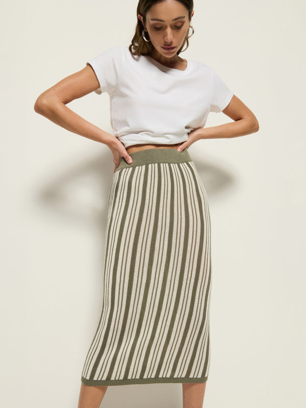 Nation Los Angeles Mirella Midi Skirt