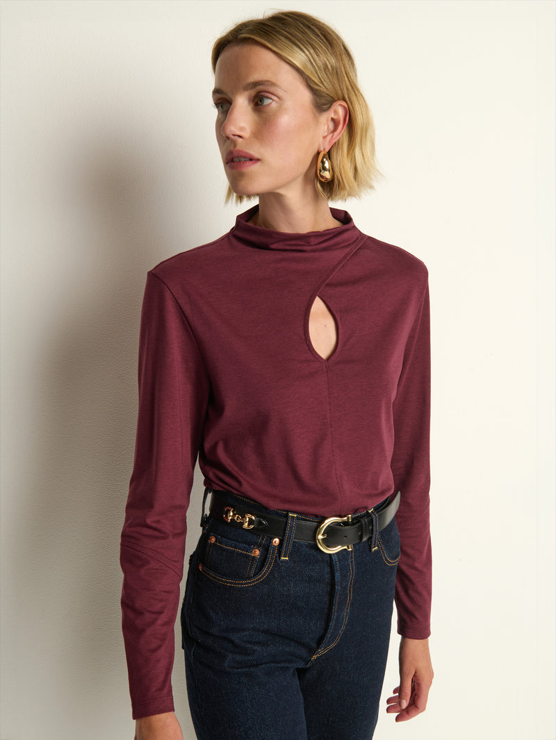 Nation Los Angeles Naomi Keyhole Tee