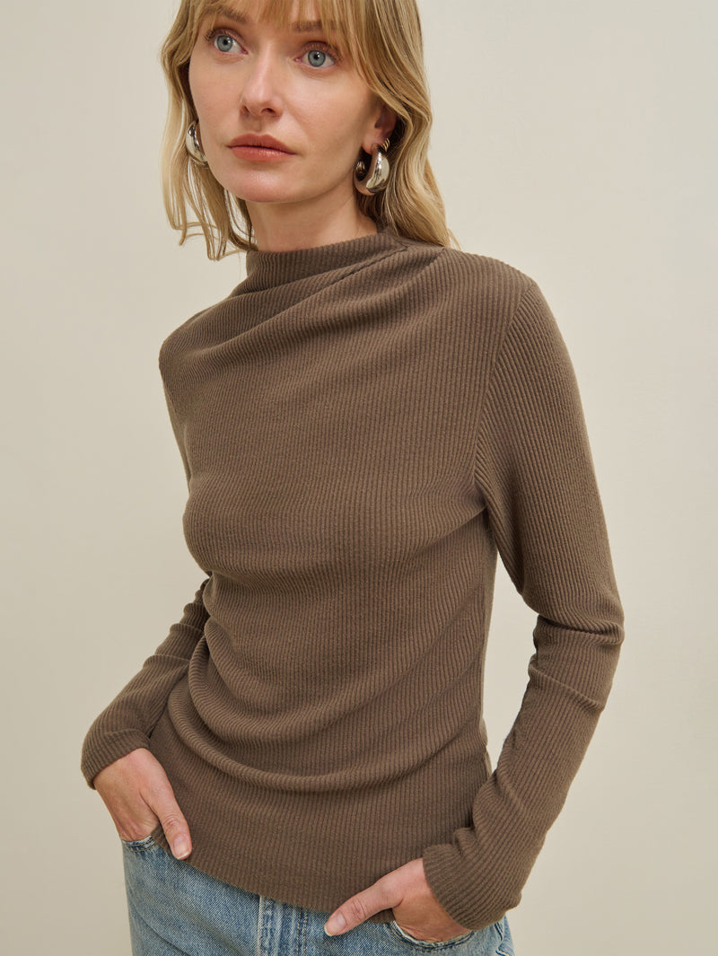 Nation Los Angeles Neda Pleated Top