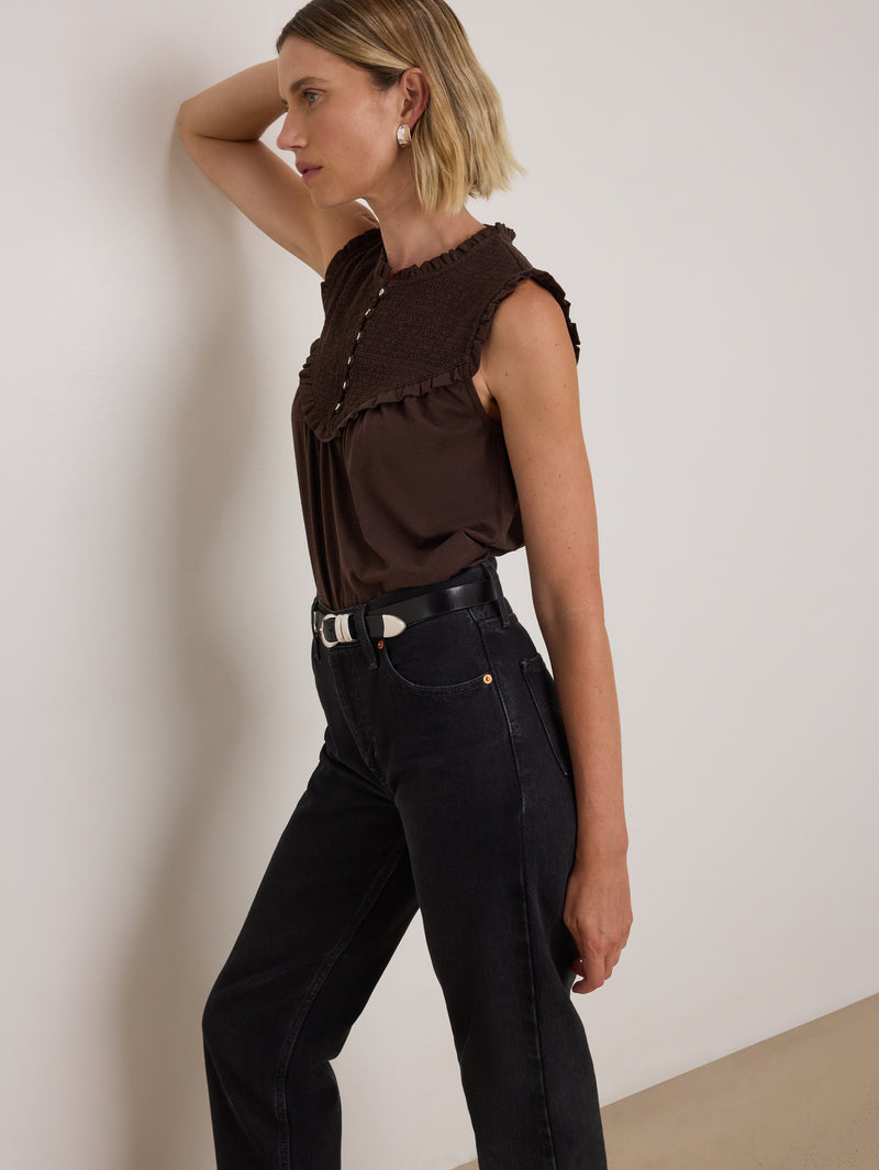 Nation Los Angeles Nelly Smocked Top