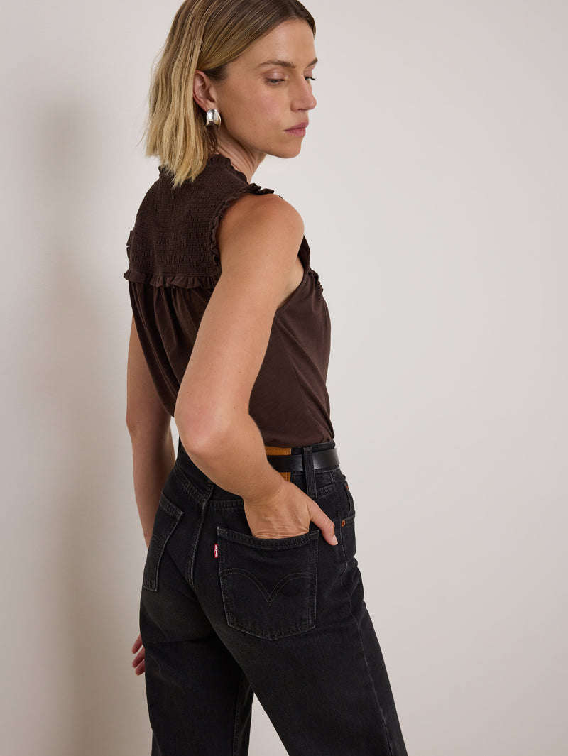 Nation Los Angeles Nelly Smocked Top