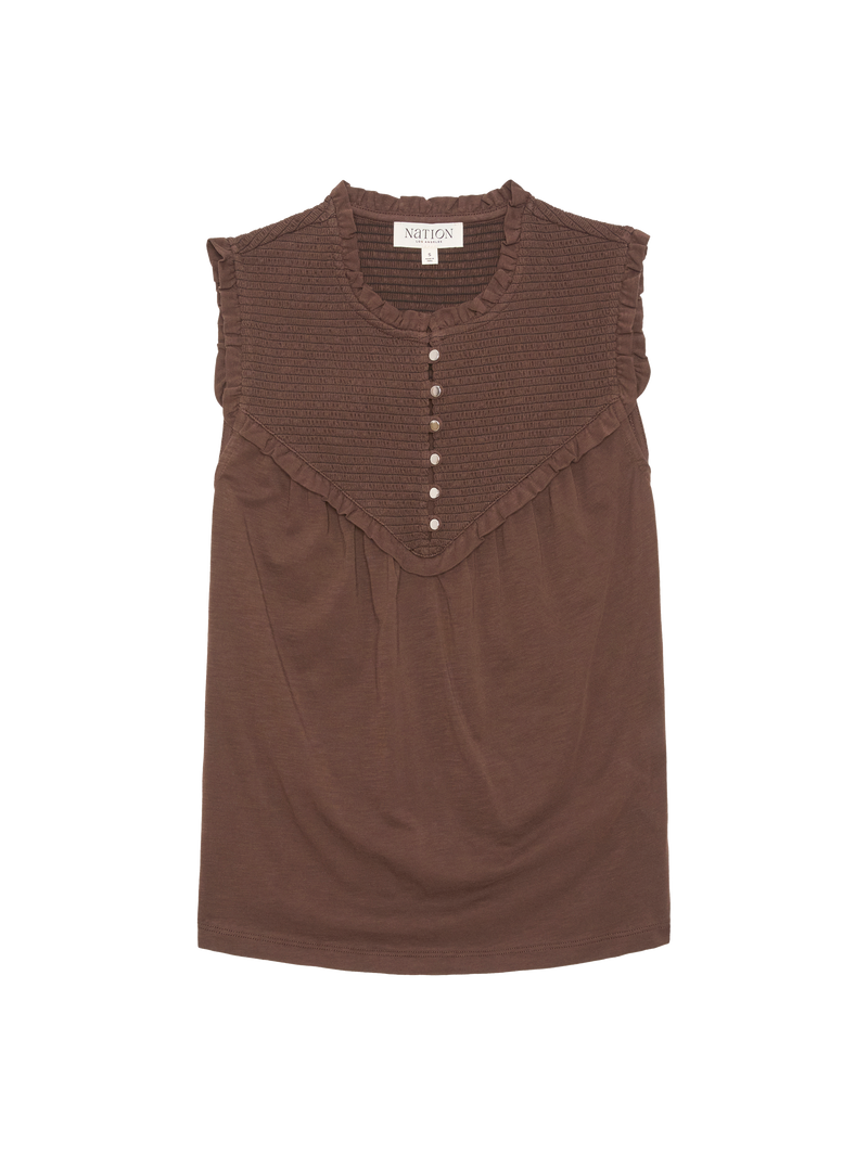Nation Los Angeles Nelly Smocked Top