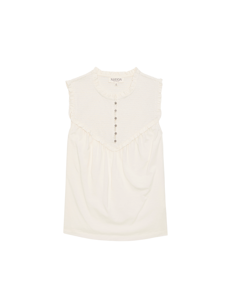 Nation Los Angeles Nelly Smocked Top
