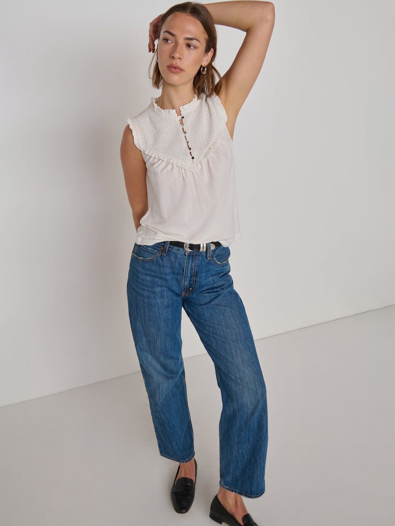 Nation Los Angeles Nelly Smocked Top
