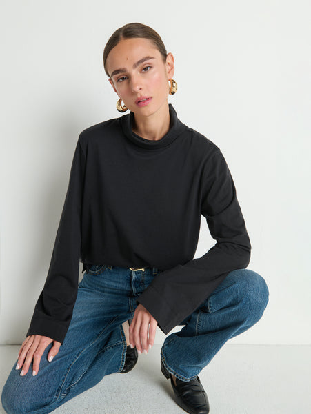 Neo Turtleneck - Jet Black | Nation Los Angeles