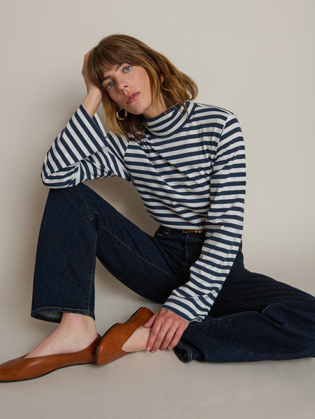 Neo Turtleneck - Seascape Stripe | Nation Los Angeles