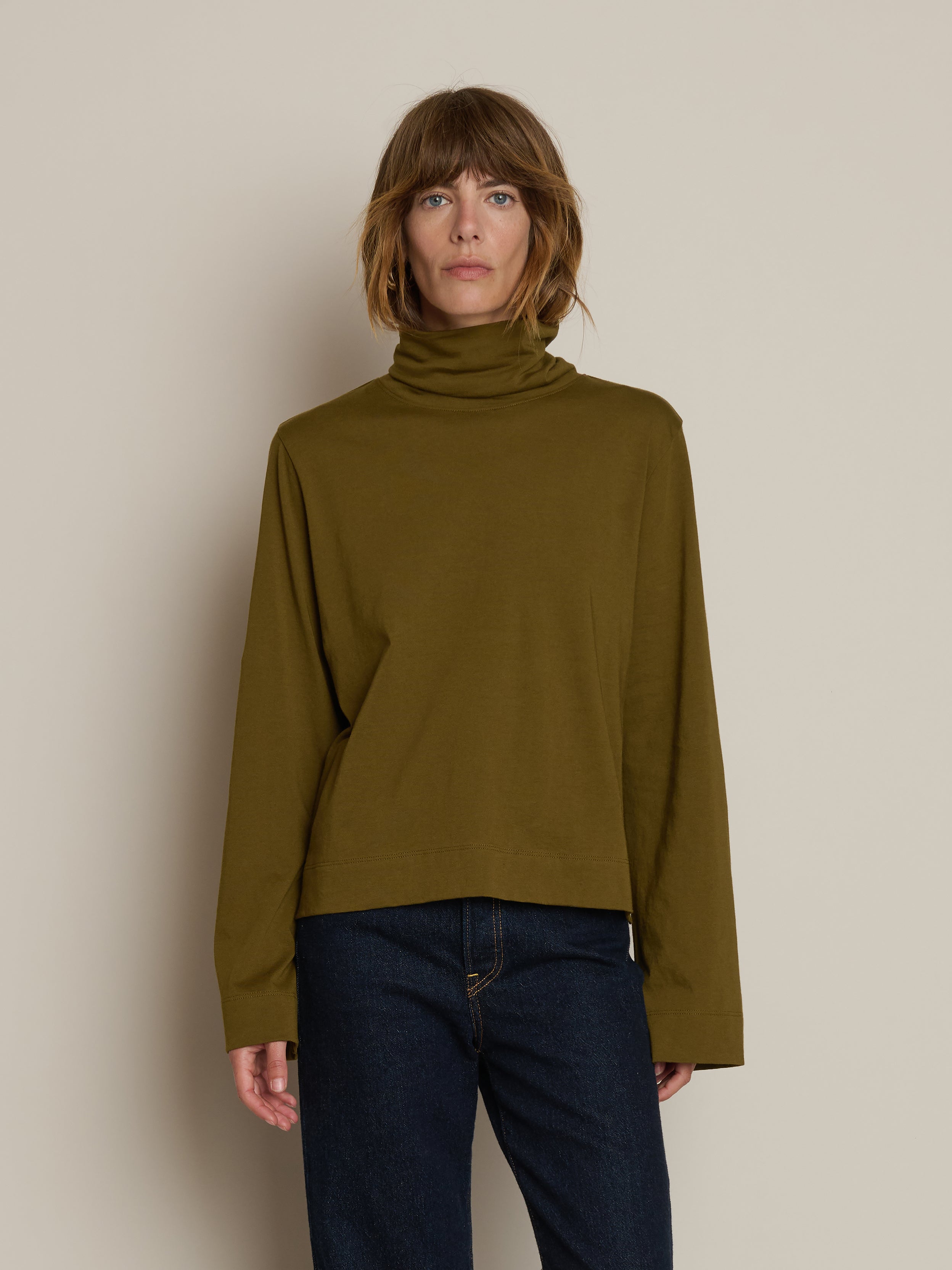 Neo Turtleneck - Martini Olive | Nation Los Angeles