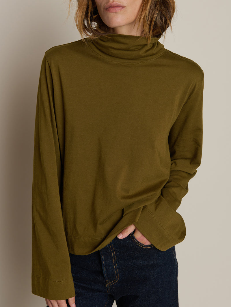 Nation Los Angeles Neo Mock Neck T-shirt
