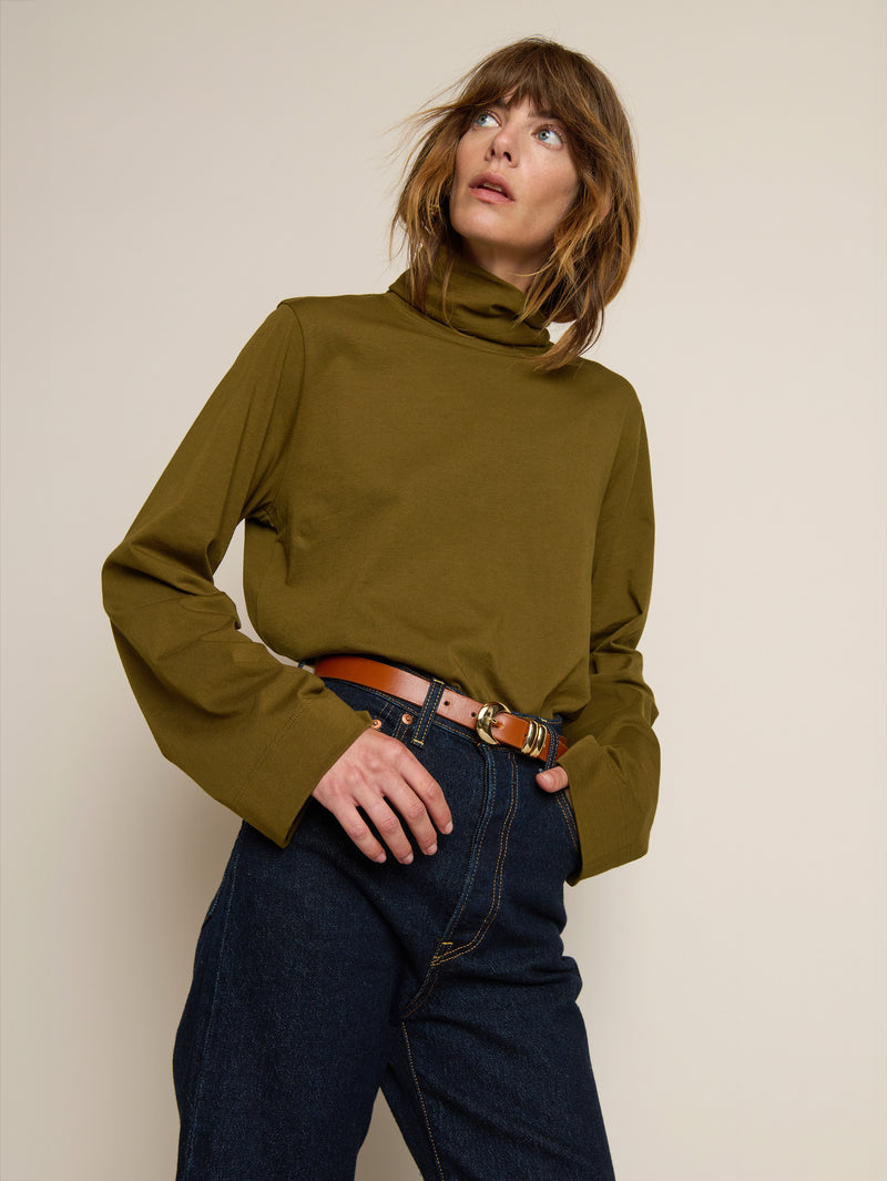 Nation Los Angeles Neo Mock Neck T-shirt
