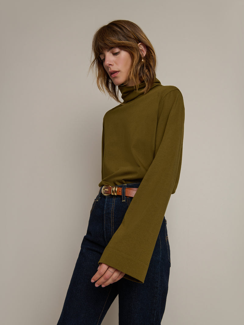 Nation Los Angeles Neo Mock Neck T-shirt