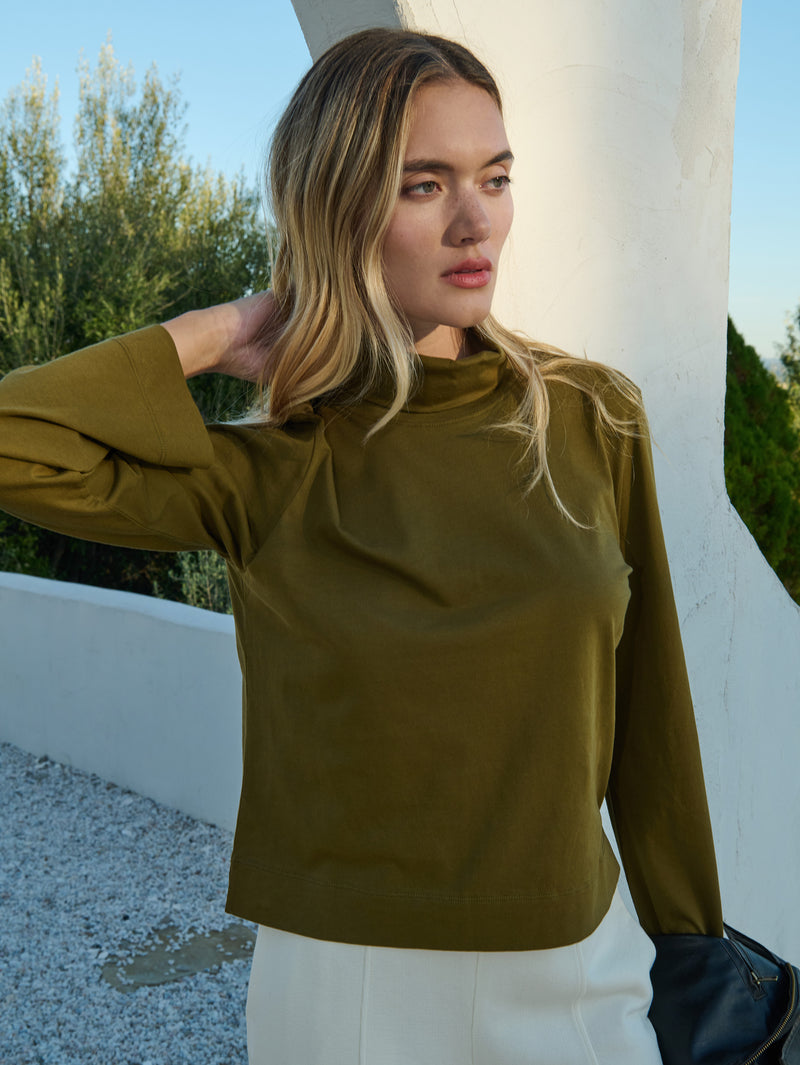 Nation Los Angeles Neo Mock Neck T-shirt