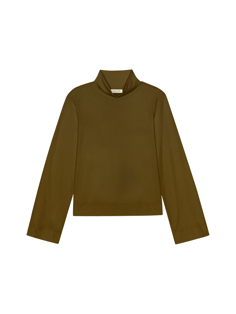 Neo Turtleneck - Martini Olive | Nation Los Angeles