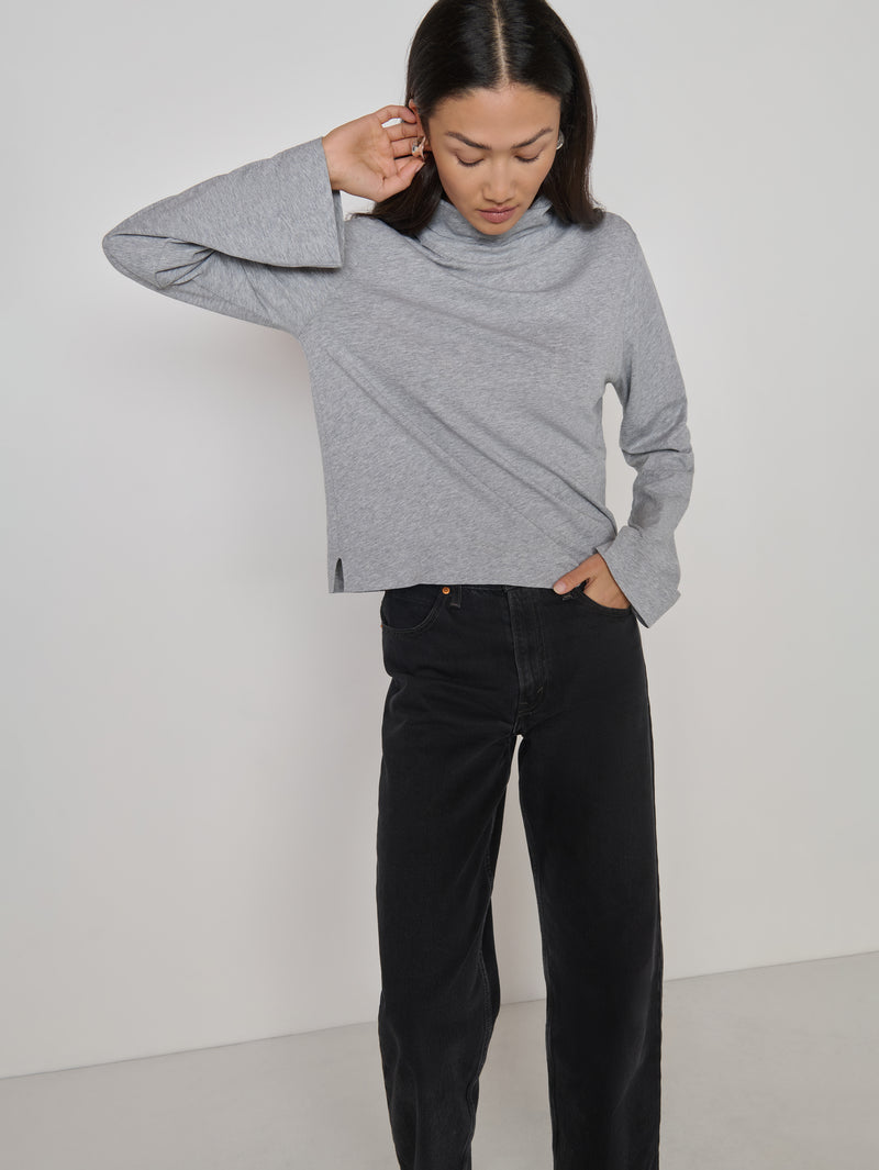 Nation Los Angeles Neo Mock Neck Tshirt