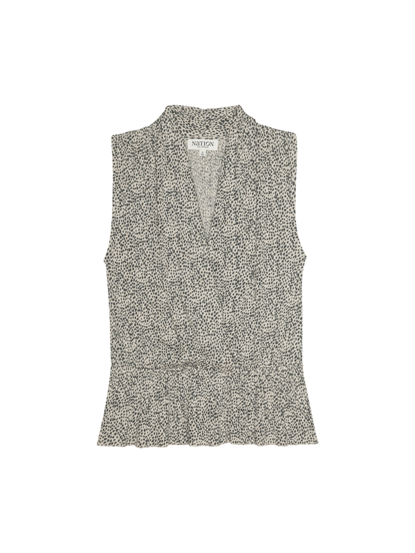 Nation Los Angeles Nina Wrap Front Top