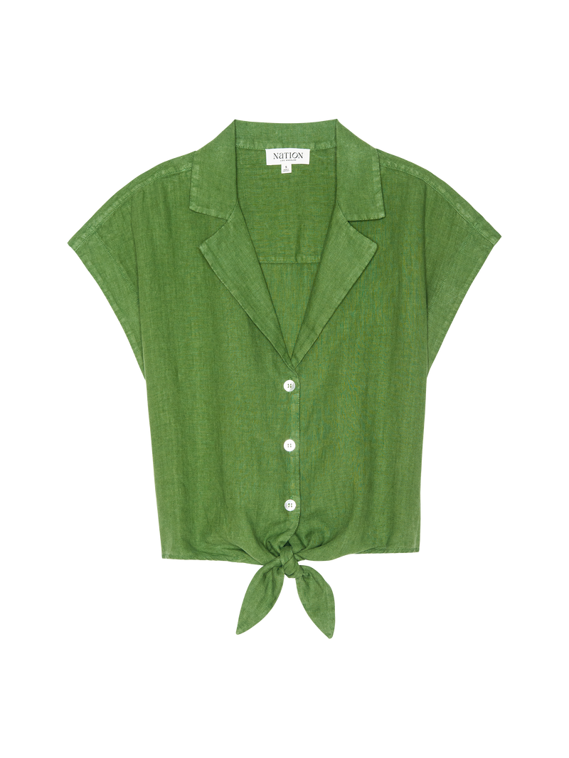 Nation Los Angeles Noemi Tie Top