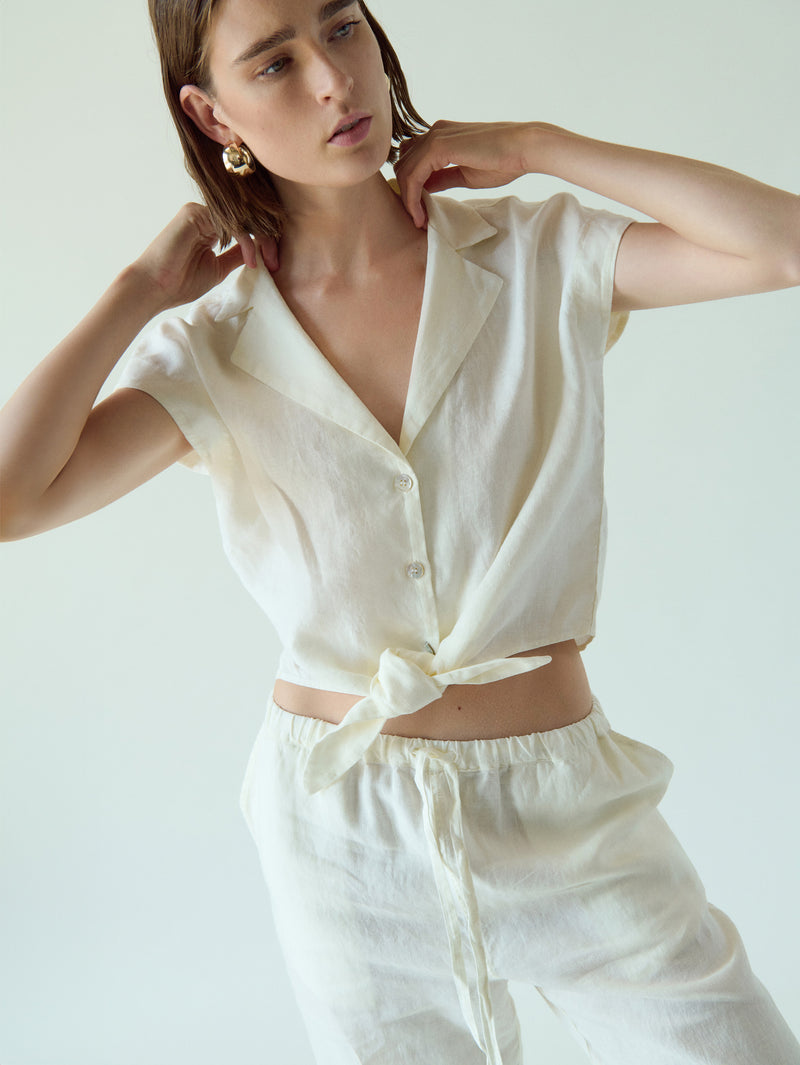 Nation Los Angeles Noemi Tie Top and Lucia Pant