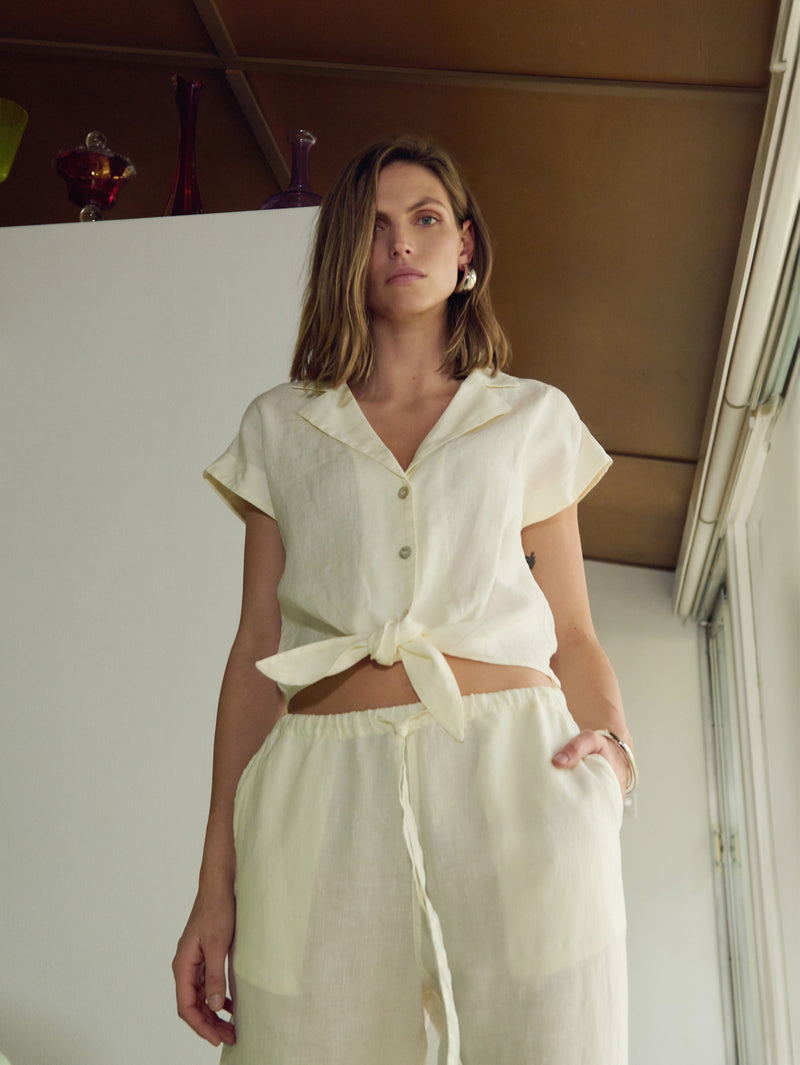 Nation Los Angeles Noemi Tie Top and Lucia Pant
