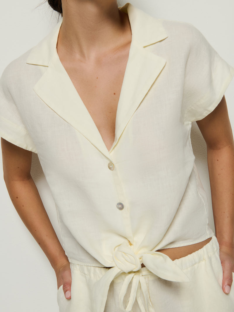 Nation Los Angeles Noemi Tie Top