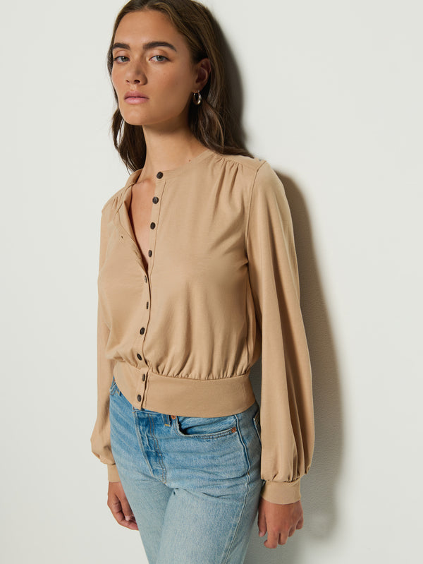 Nation Los Angeles Olive Blouse