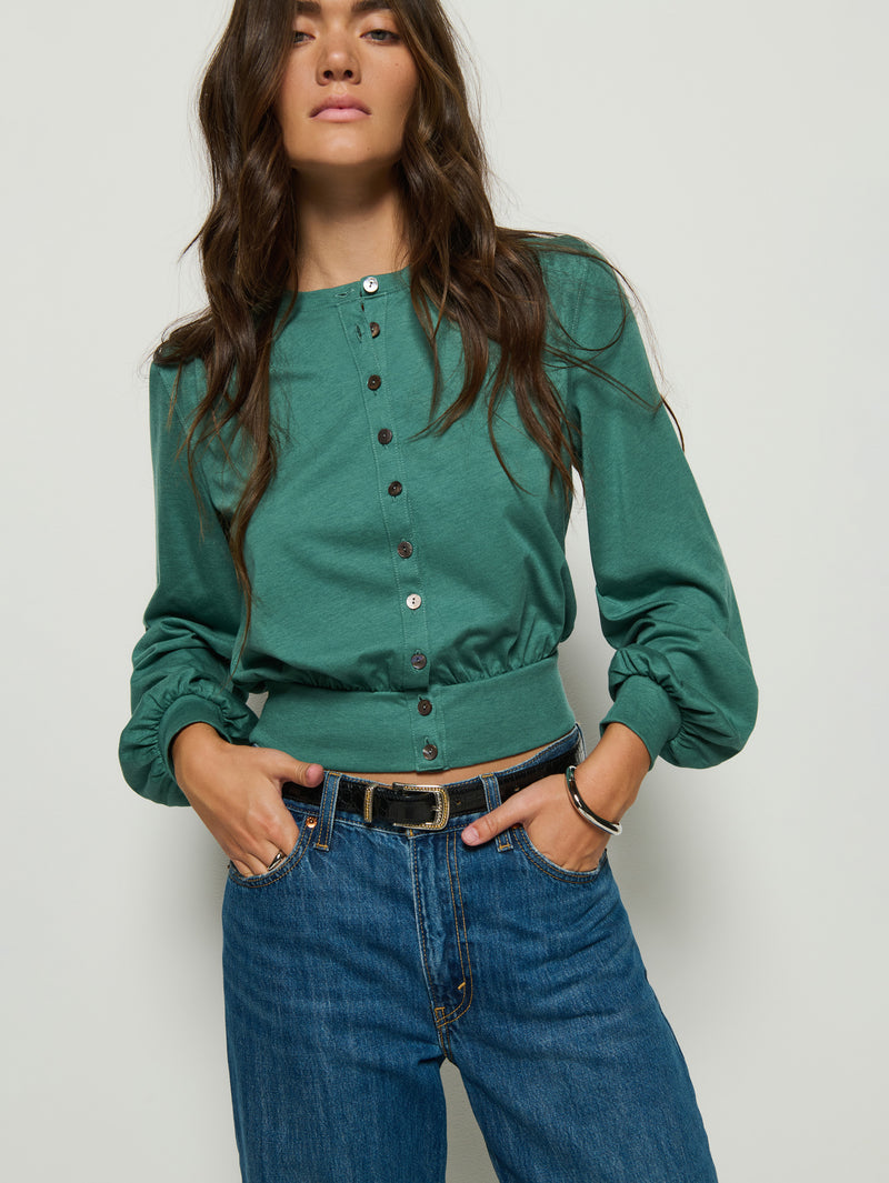 Nation Los Angeles Olive Blouse