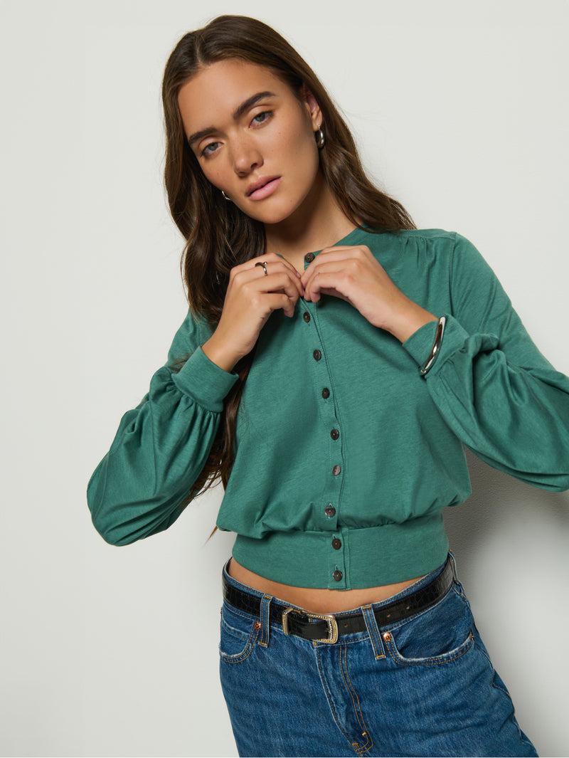 Nation Los Angeles Olive Blouse