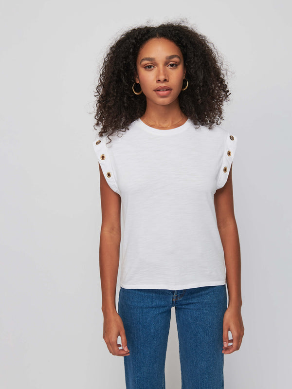 NATION LTD Oran Muscle Tee with Grommet 