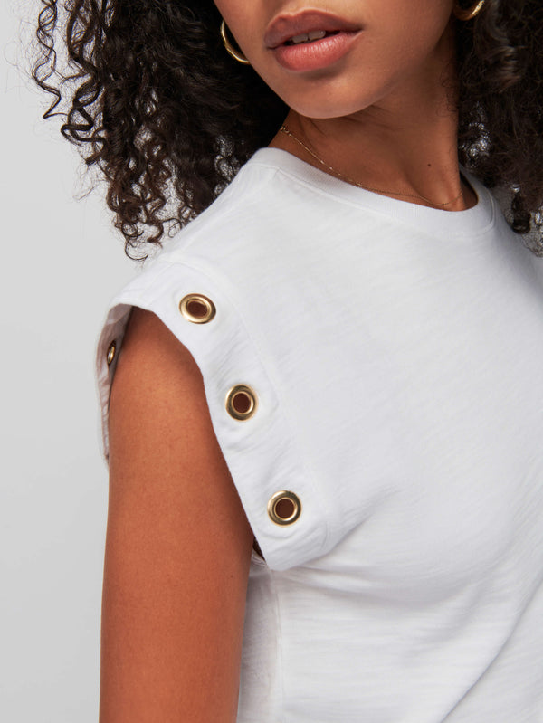 NATION LTD Oran Muscle Tee with Grommet 