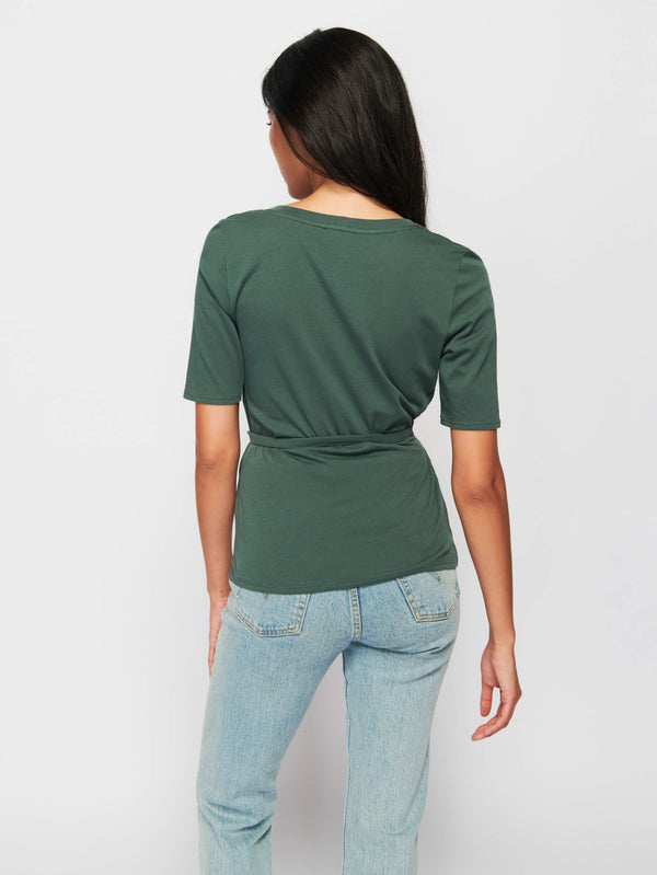 NATION LTD Bianca Wrap Tee 