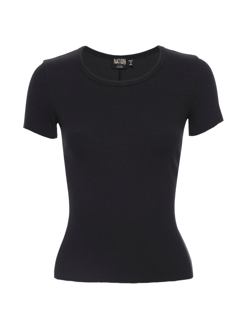 Billy Organic Rib Short Sleeve Tee | NATION LTD