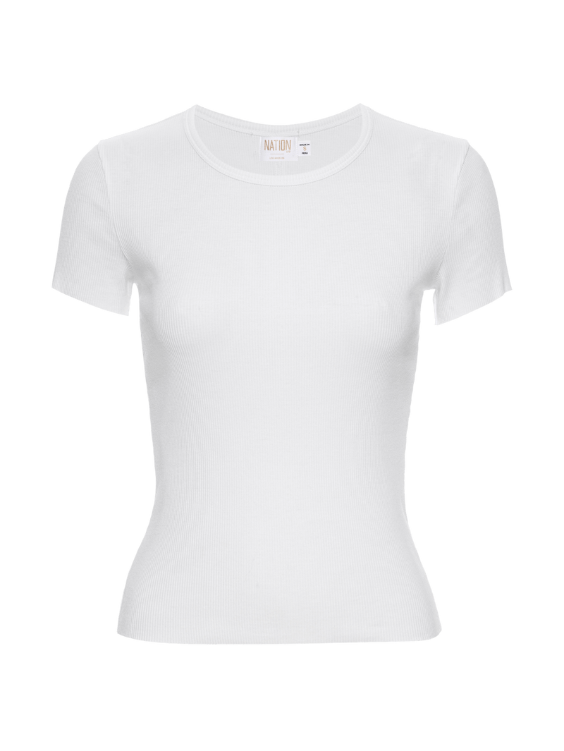 Billy Organic Rib Short Sleeve Tee | NATION LTD