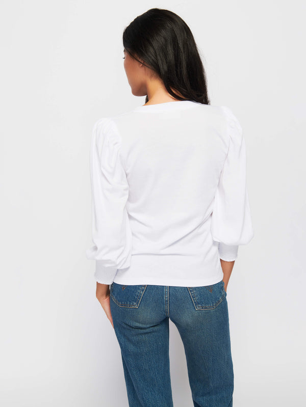NATION LTD Flora Peasant Tee 