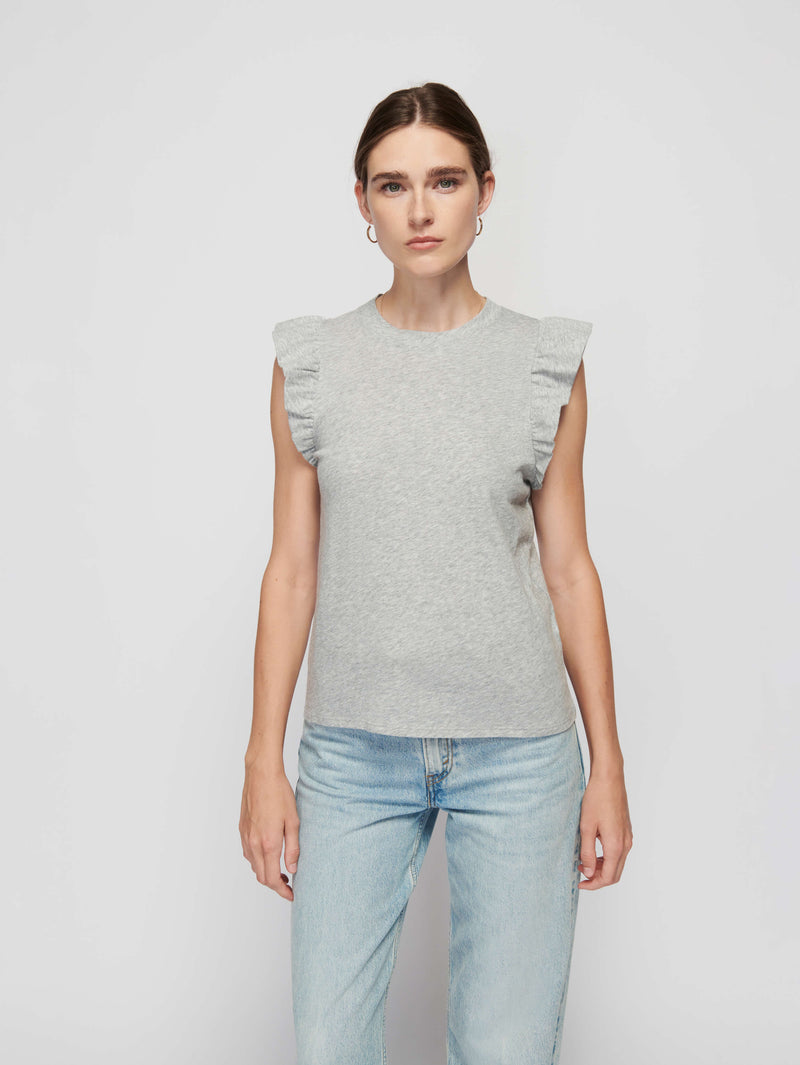 NATION LTD Ruffle Paulette Tank Top