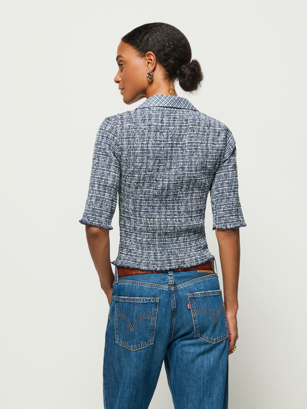 Nation Los Angeles Peggy Smocked Top