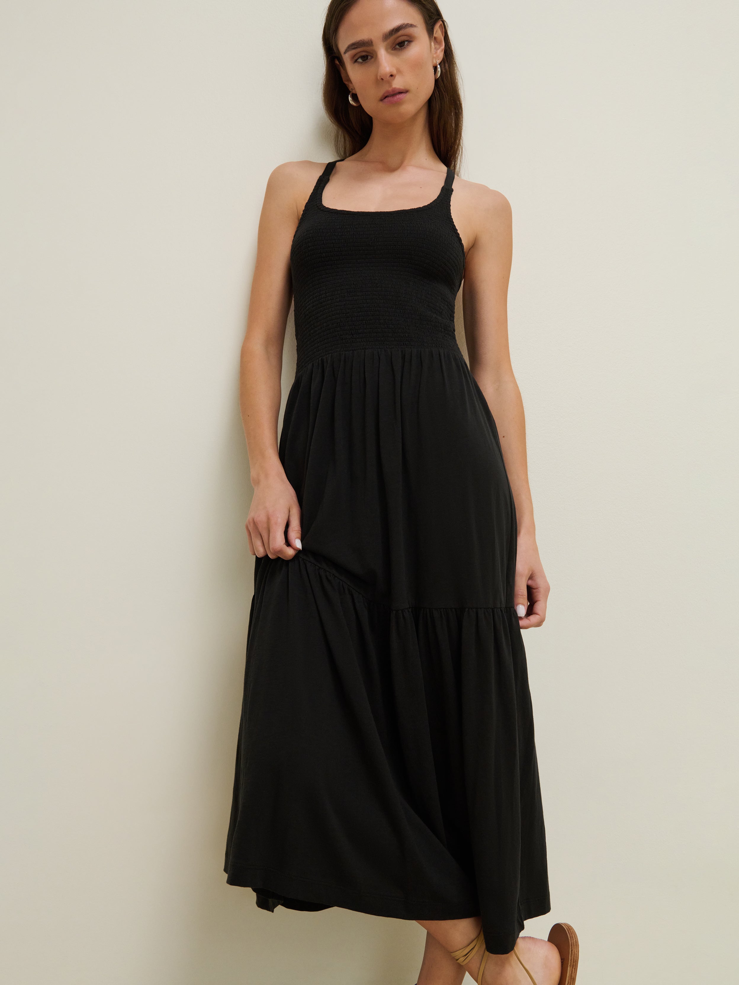 Penelope Smocked Midi | Nation Los Angeles