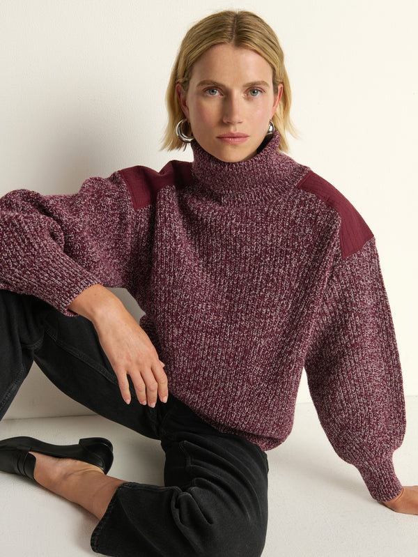 Nation Los Angeles Pepper Patched Sweater