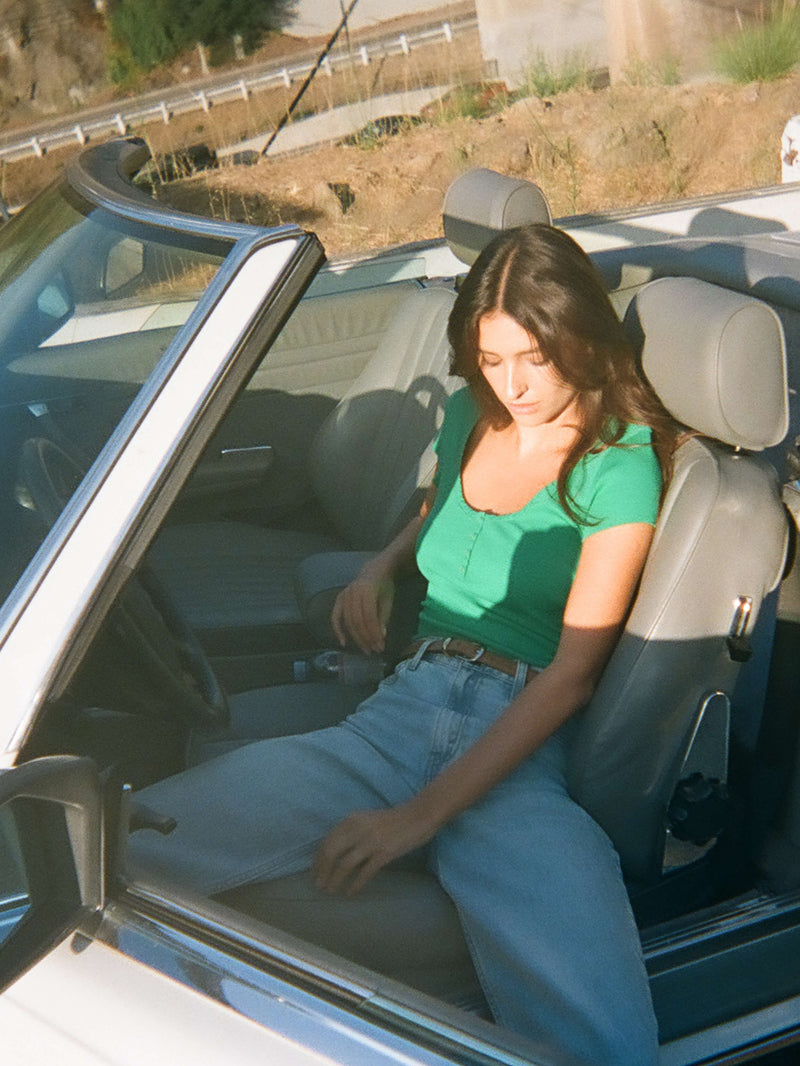 NATION LTD Quinn Wrap Tee