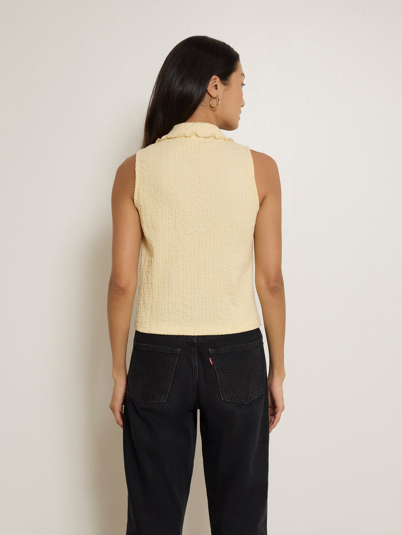 Nation Los Angeles Rae Collared Tank