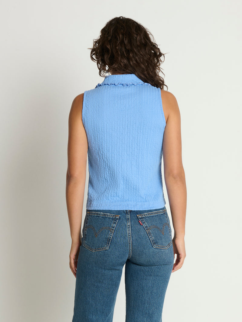 Nation Los Angeles Rae Collared Tank