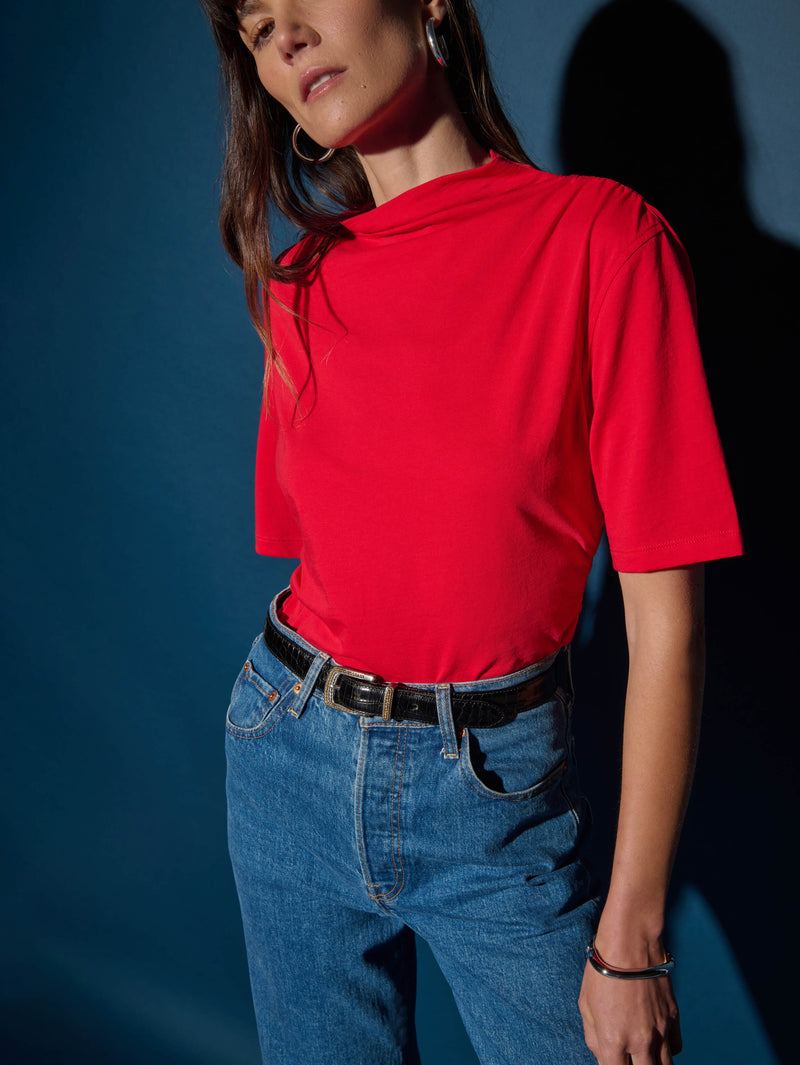Reed Mock Neck