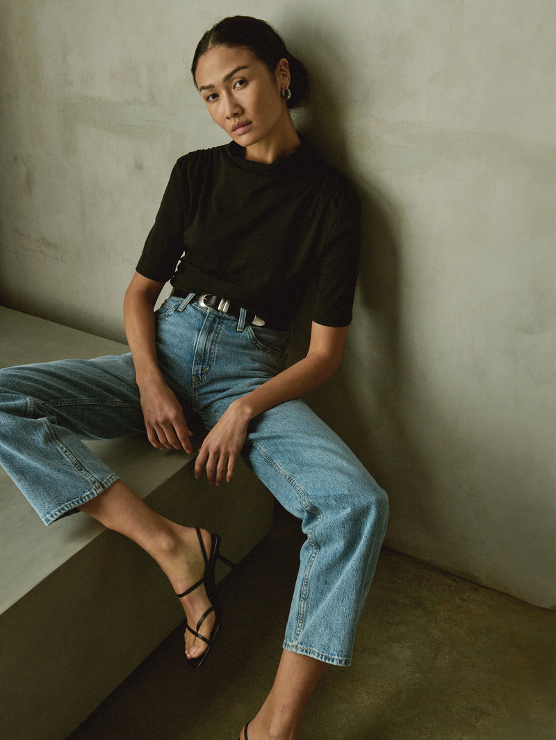 Nation Los Angeles Reed Mock Neck