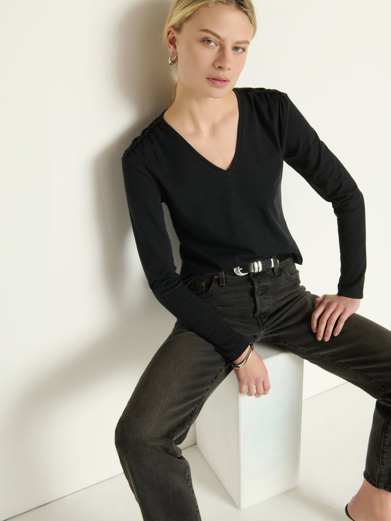 Nation Los Angeles Remi V-Neck Top
