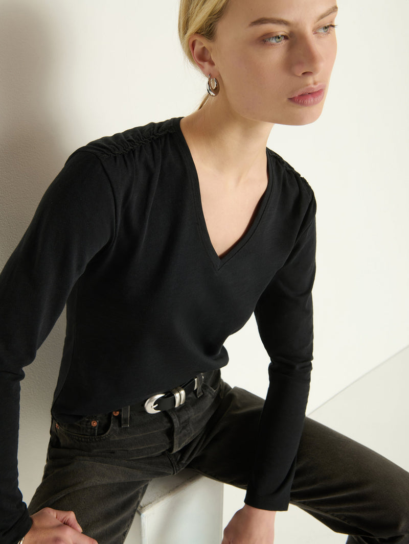 Nation Los Angeles Remi V-Neck Top