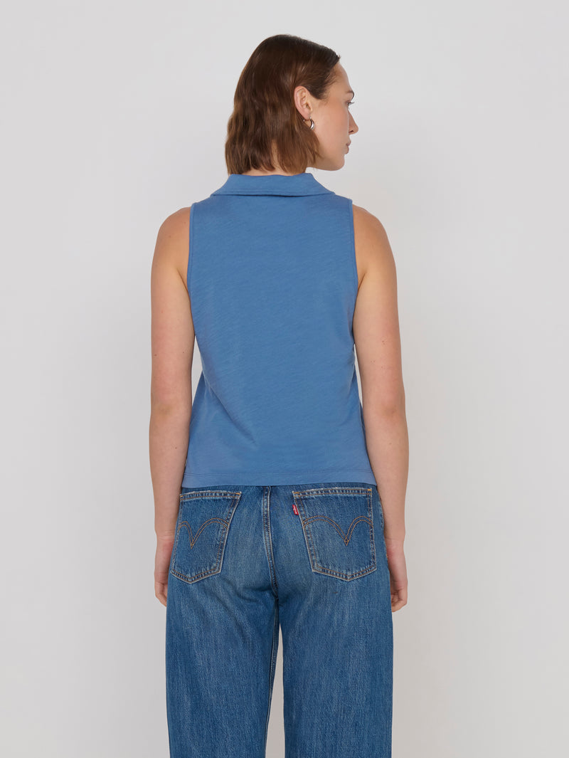 Nation Los Angeles Roberta Collared Tank