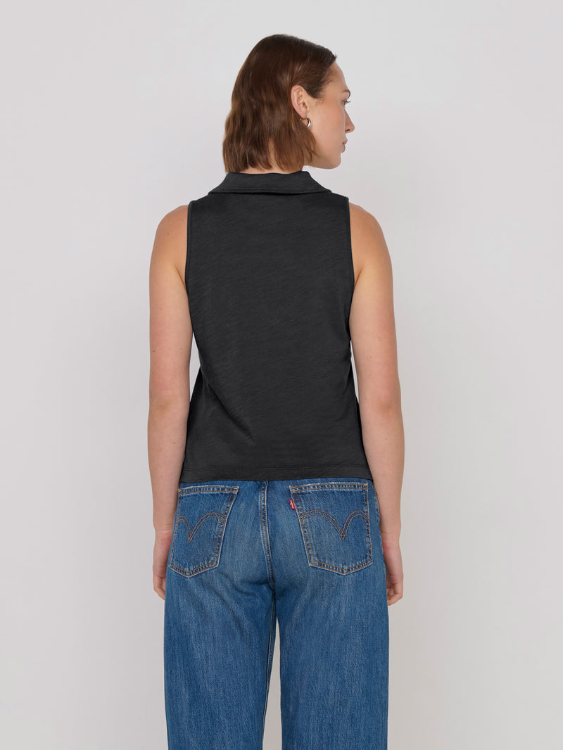 Nation Los Angeles Roberta Collared Tank