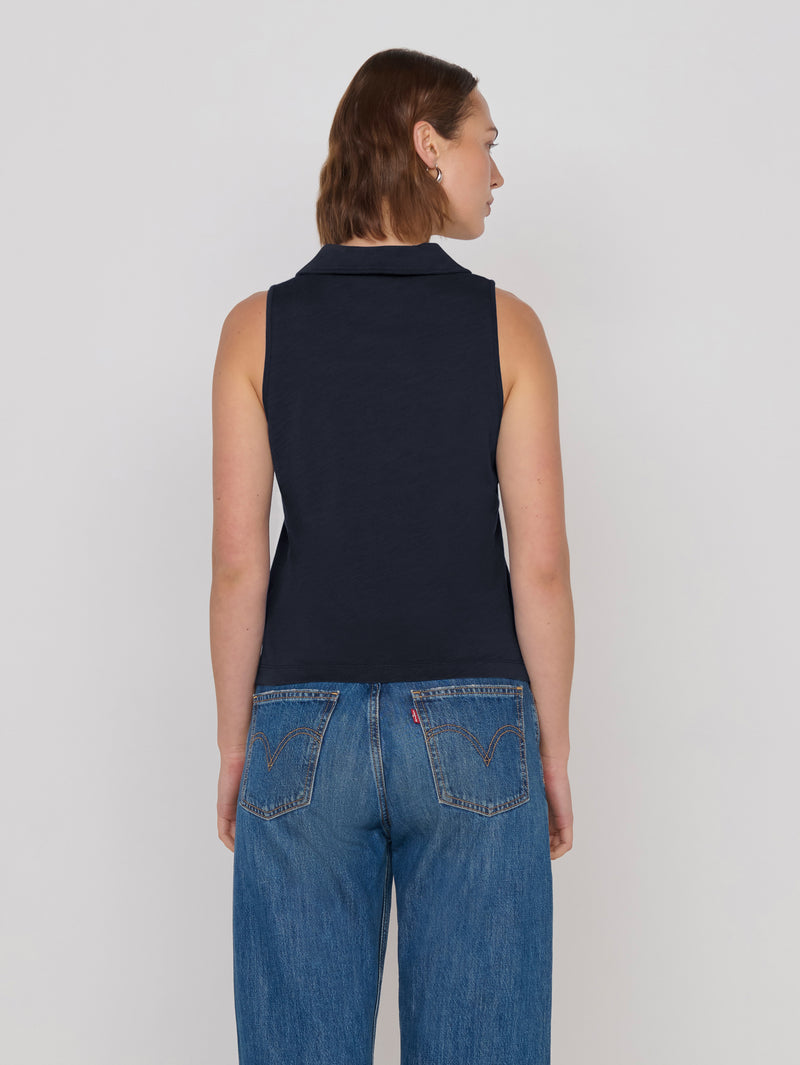 Nation Los Angeles Roberta Collared Tank