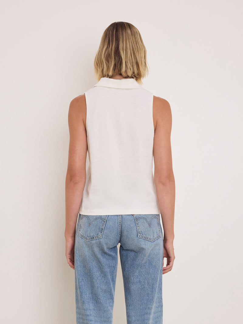 Nation Los Angeles Roberta Collared Tank