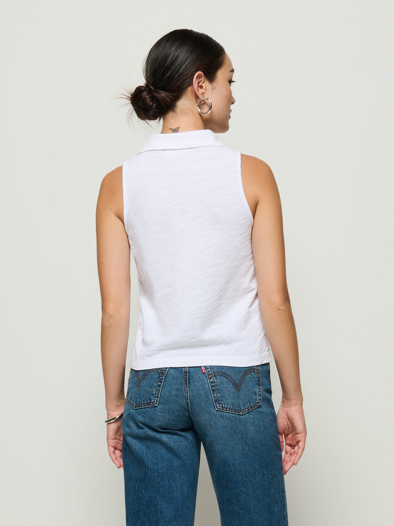 Nation Los Angeles Roberta Collared Tank