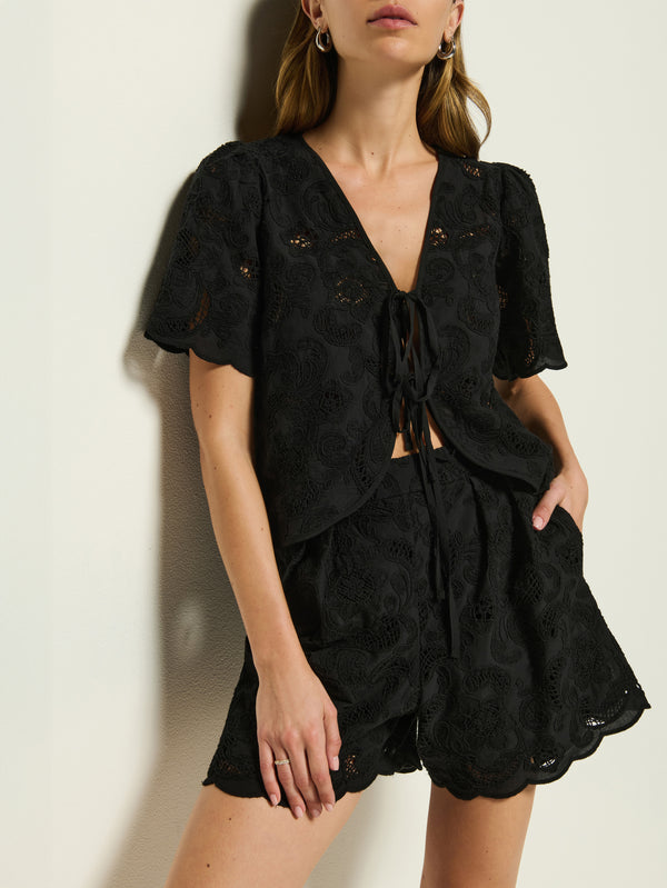 Nation Los Angeles Rosalyn Tie Top